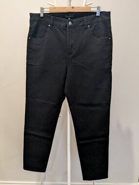 Seine High Rise Skinny Jeans Black 16